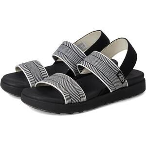 KEEN Shoes Elle Black Star White Backstrap Sandals